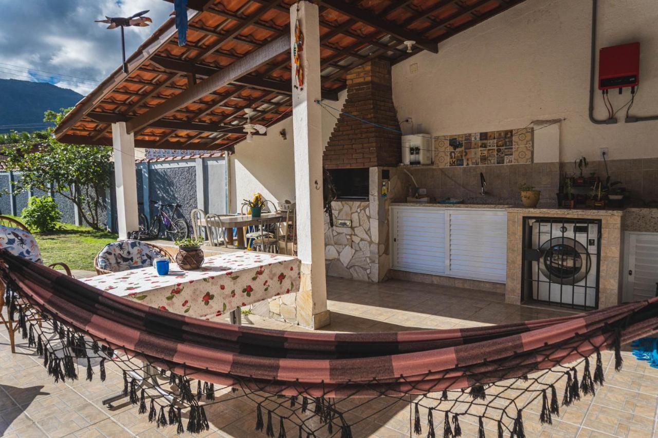 Casa Vista Para Montanha Pet Friendly Карагуататуба Экстерьер фото